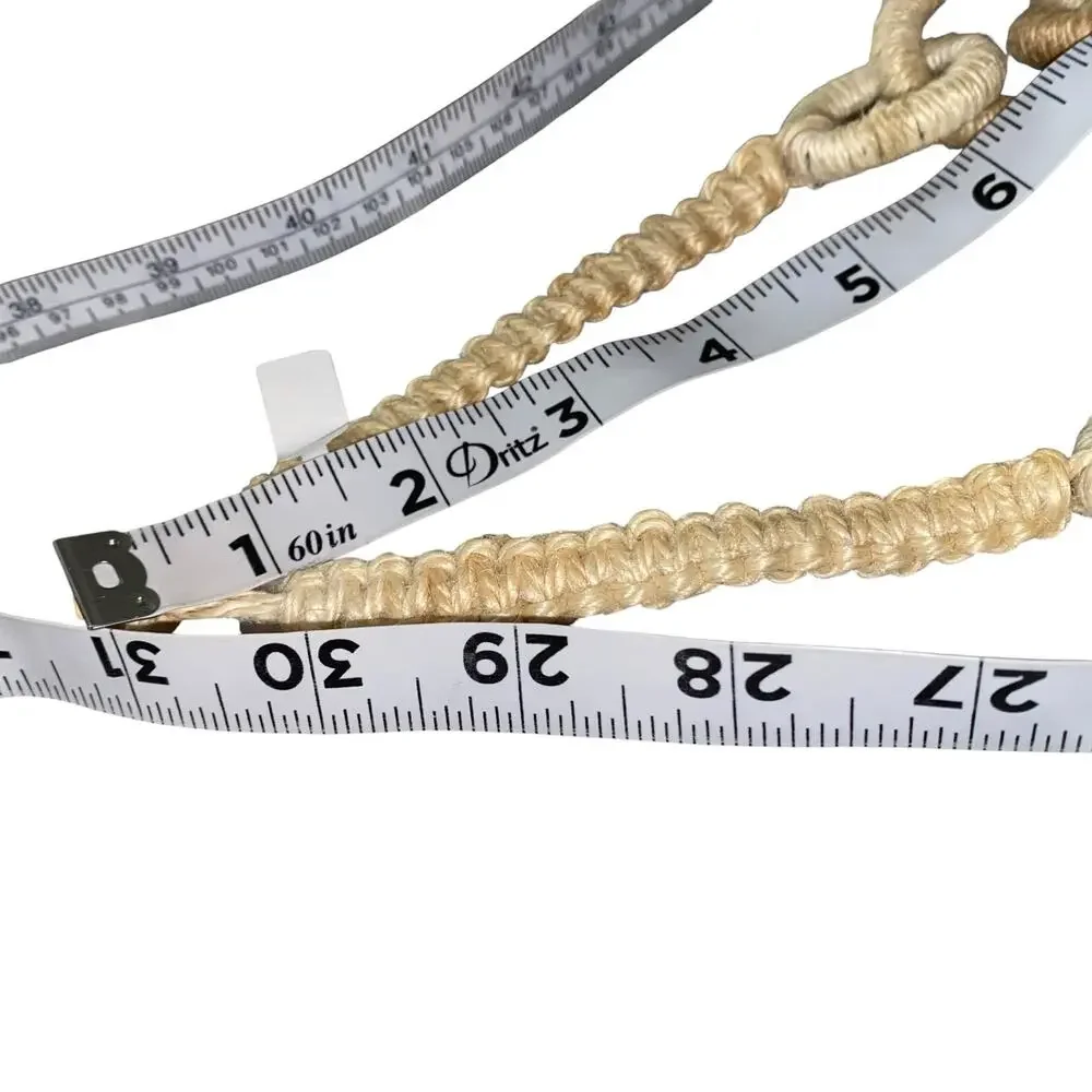 NWOT Women's Handmade Braided Neutral 30